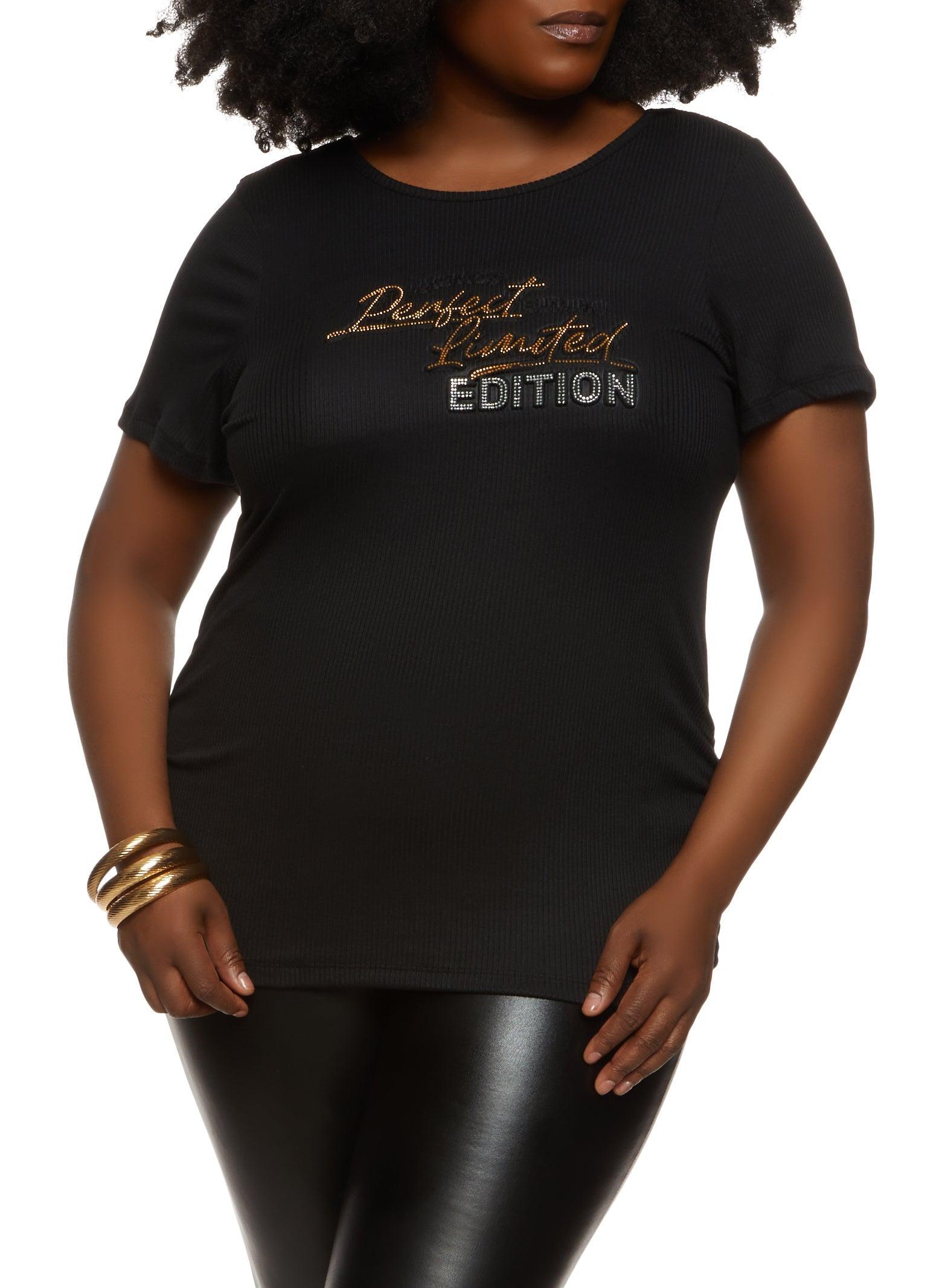 Womens Plus Size Im Not Perfect But Im Limited Edition Top Product Image