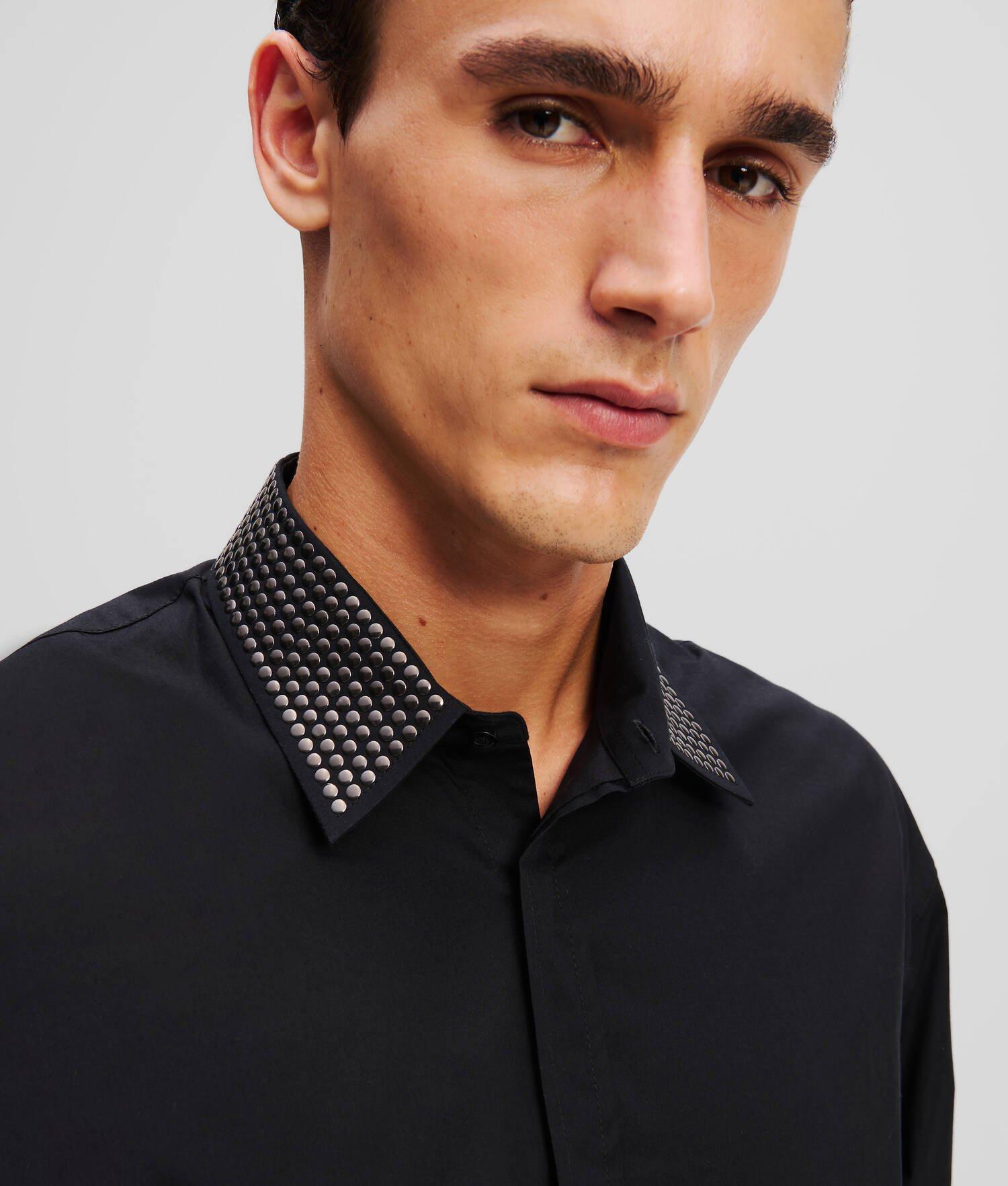 STUDDED COLLAR SHIRT Product Image