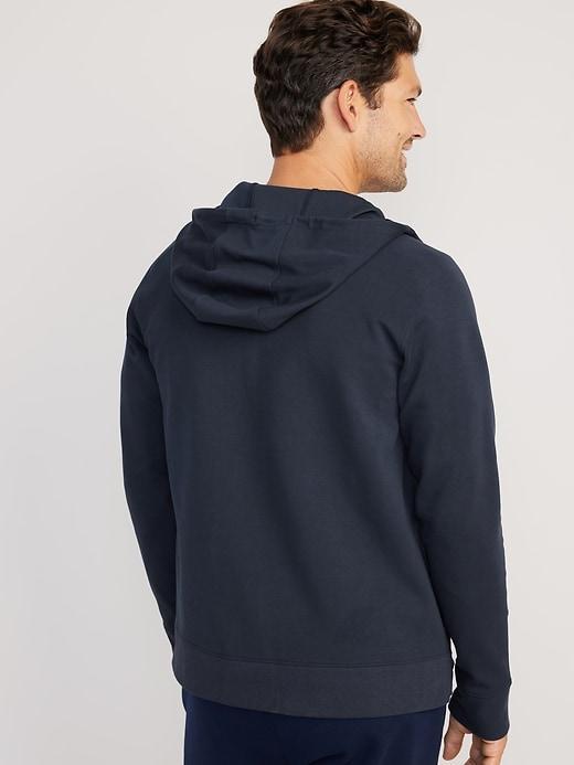 Dynamic Fleece Hidden-Pocket Zip-Front Hoodie Product Image