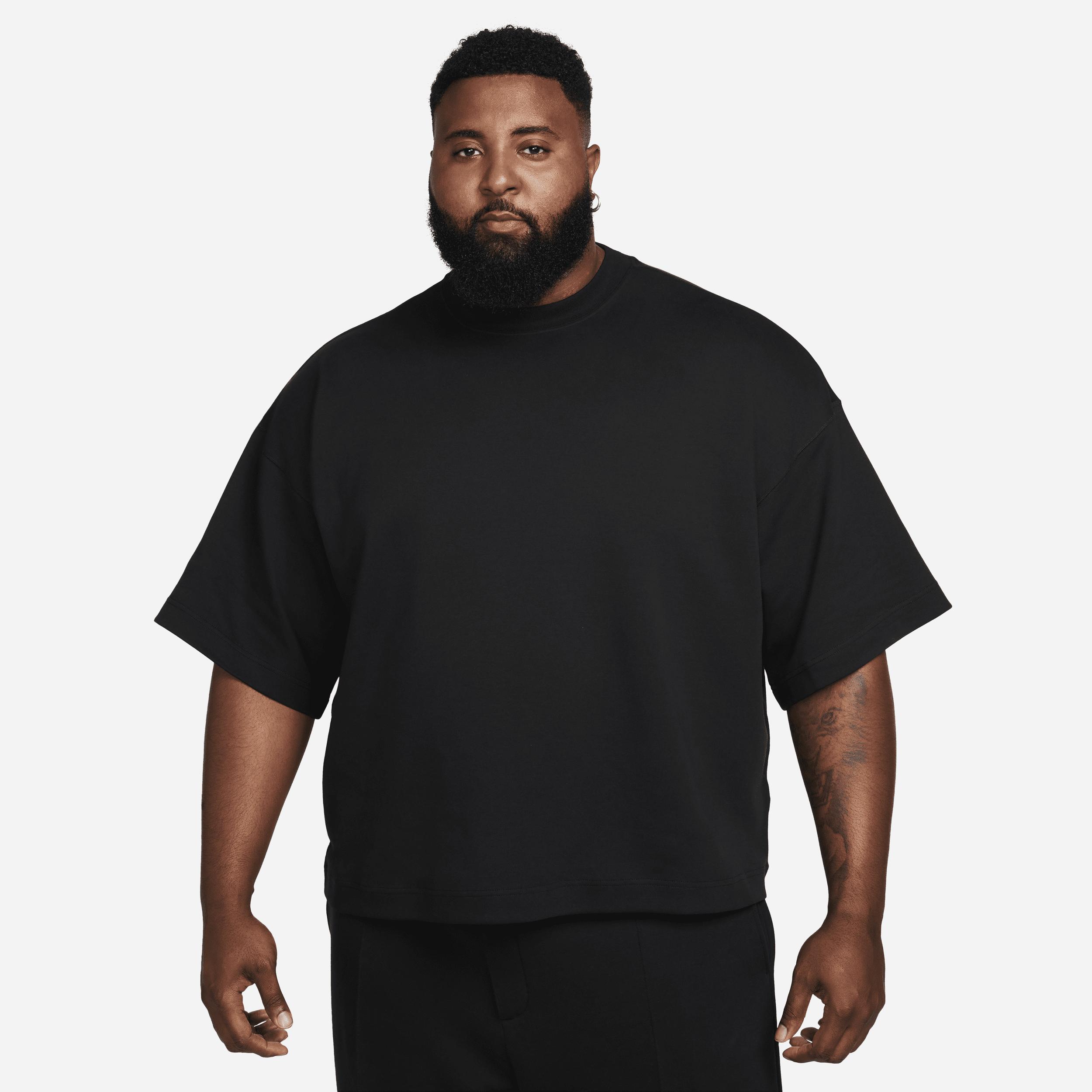 Men's Nike Sportswear Tech Fleece Reimagined Oversized Short-Sleeve Sweatshirt Product Image