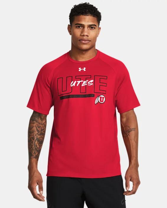 Mens UA Tech Collegiate Short Sleeve Product Image