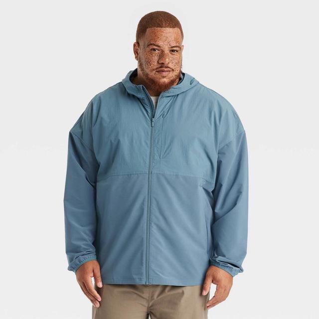 Mens Big Lightweight Jacket - All In Motion Blue 3XL Product Image