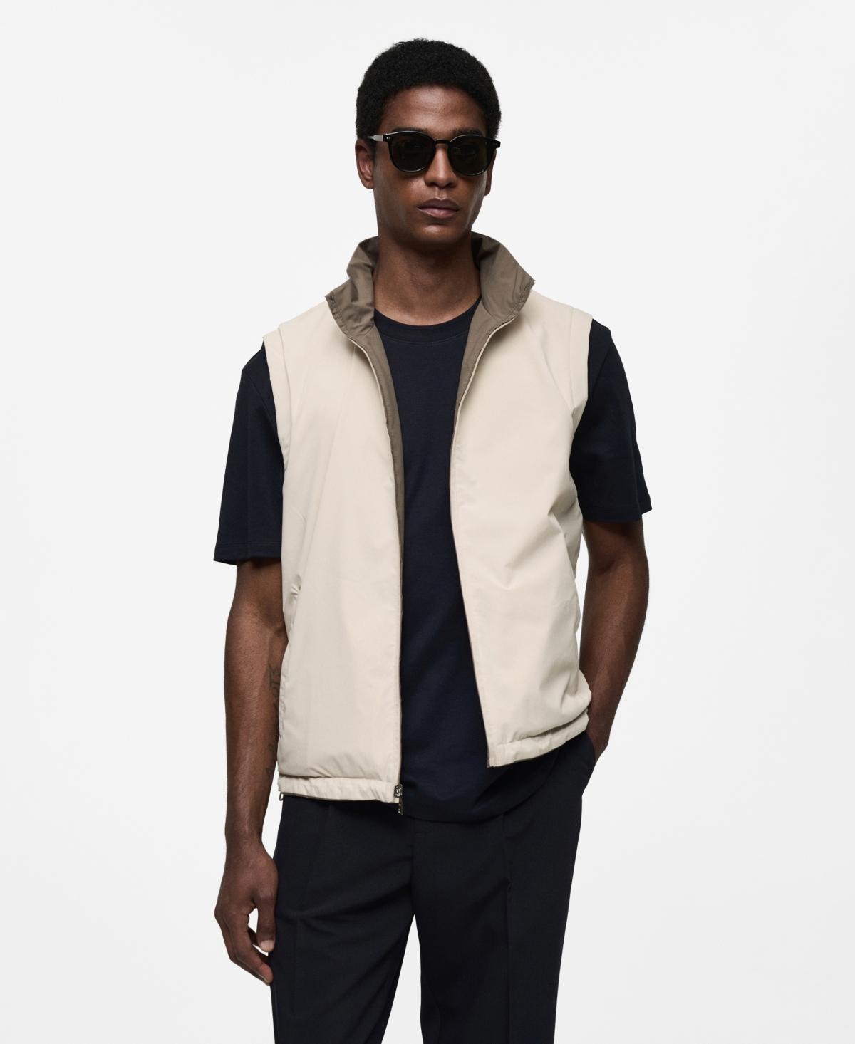 Mango Mens Reversible Water-Repellent Vest Product Image