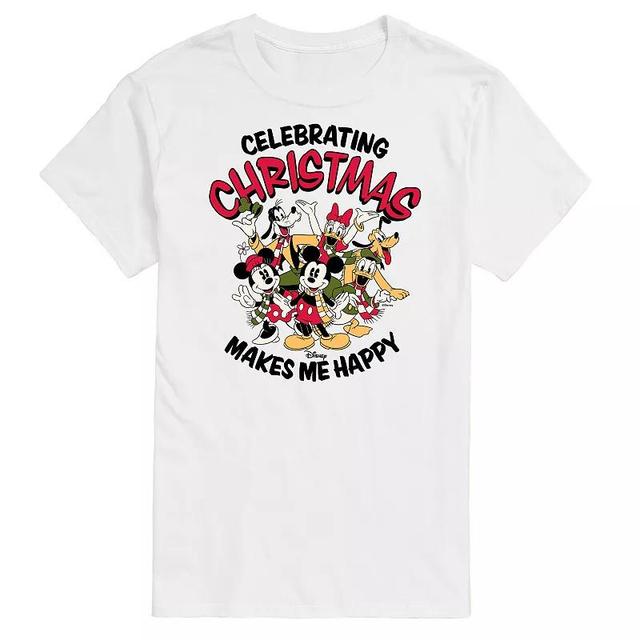 Disneys Big & Tall Celebrating Christmas Graphic Tee, Mens Product Image