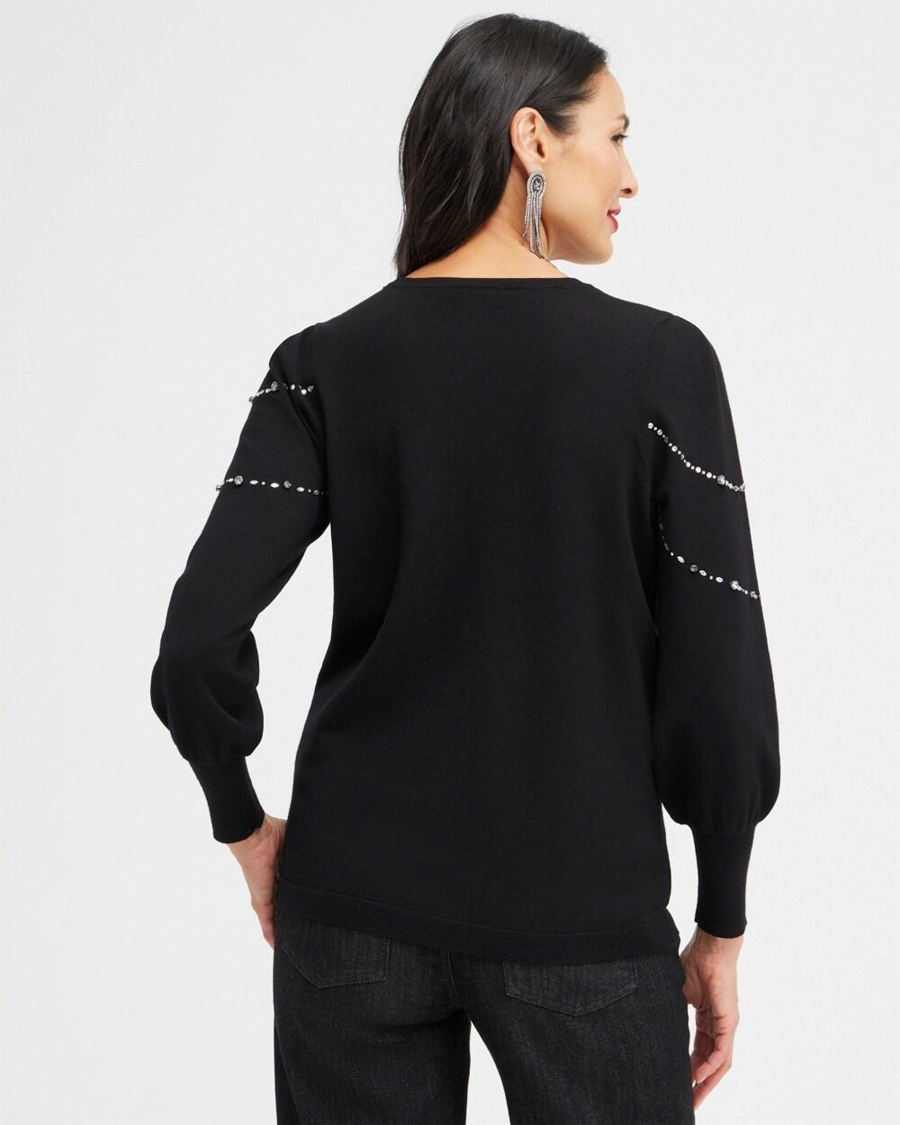 Crystal Chandelier Pullover Sweater Product Image