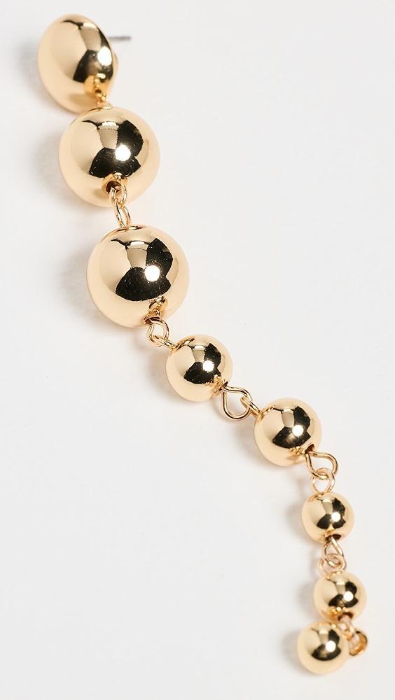 Kenneth Jay Lane Gold Ball Drop Earrings | Shopbop Product Image