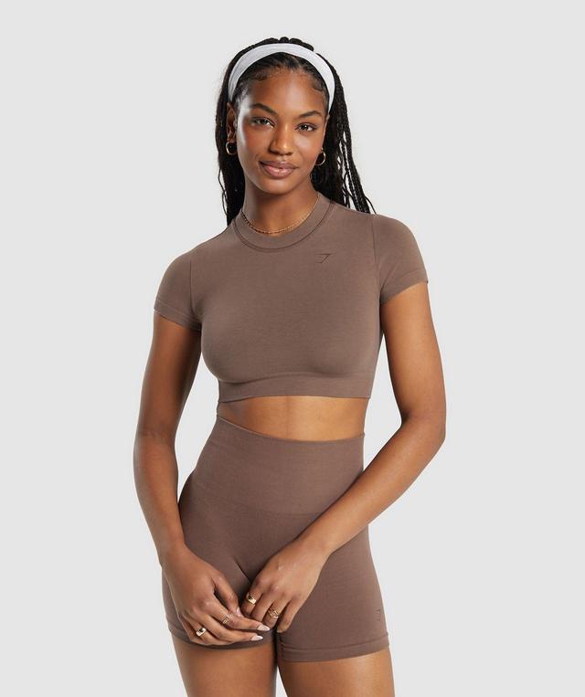 Cotton Seamless Crop Top Product Image