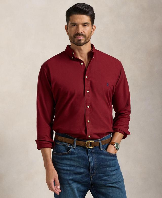 Polo Ralph Lauren Mens Big & Tall Garment-Dyed Oxford Shirt Product Image