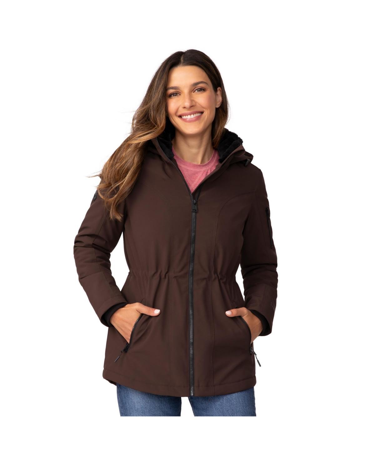 Free Country Womens Thermo Super Softshell Zip Up Jacket Product Image