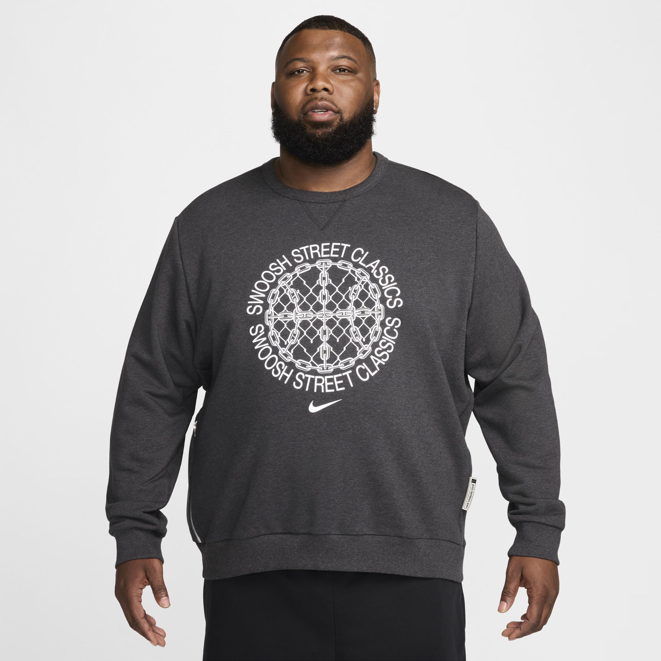 Nike Men's Standard Issue Dri-FIT Basketball Crew-Neck Sweatshirt Product Image