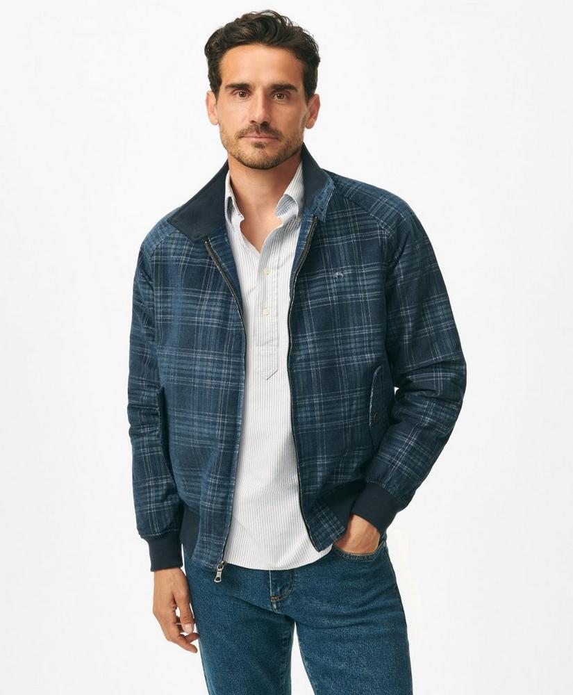 Plaid Corduroy Harrington Jacket in Thermore®-Filled Cotton Product Image