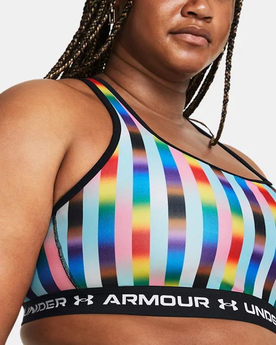 Women's UA Crossback Mid Pride Sports Bra Product Image