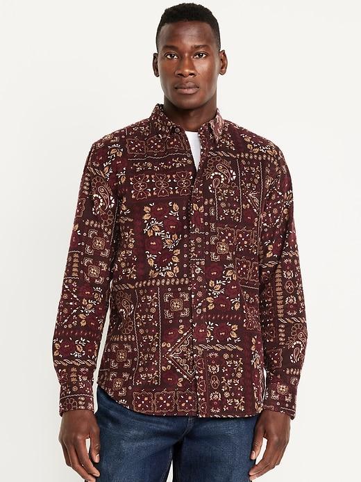 Button-Down Corduroy Shirt Product Image