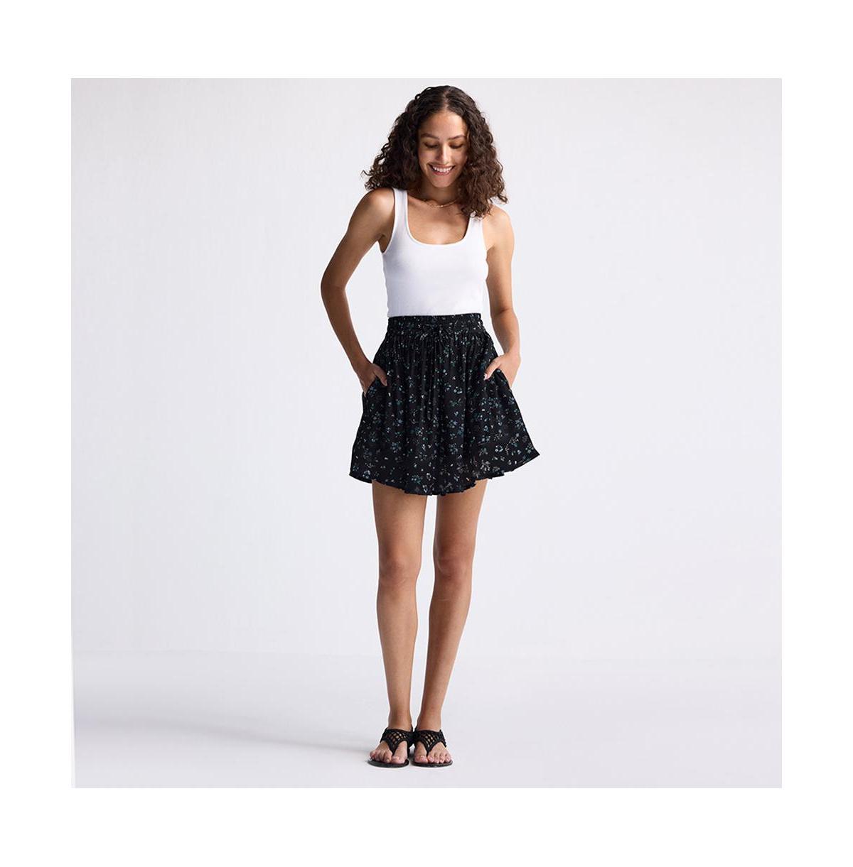 Reistor Womens Drawstring Short Skirt Product Image