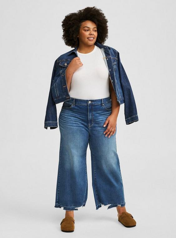 Crop High-Rise Wide Leg Jean Product Image