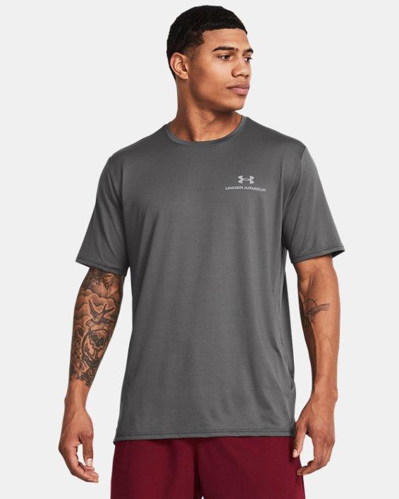 Under Armour Mens Under Armour Vanish Energy Short Sleeve T-Shirt - Mens Black/Distant Grey Product Image