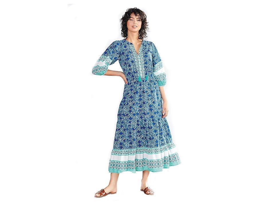 Hatley Celine Maxi Dress - Starburst Batik (Starburst Batik) Women's Dress Product Image