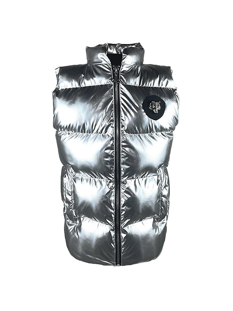 Mens Iridescent Puffer Vest Product Image