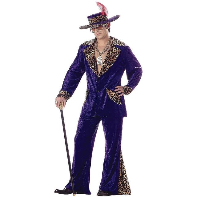 California Costumes Mens 70's Groovy Lounge Suit Costume - Large - Purple Product Image