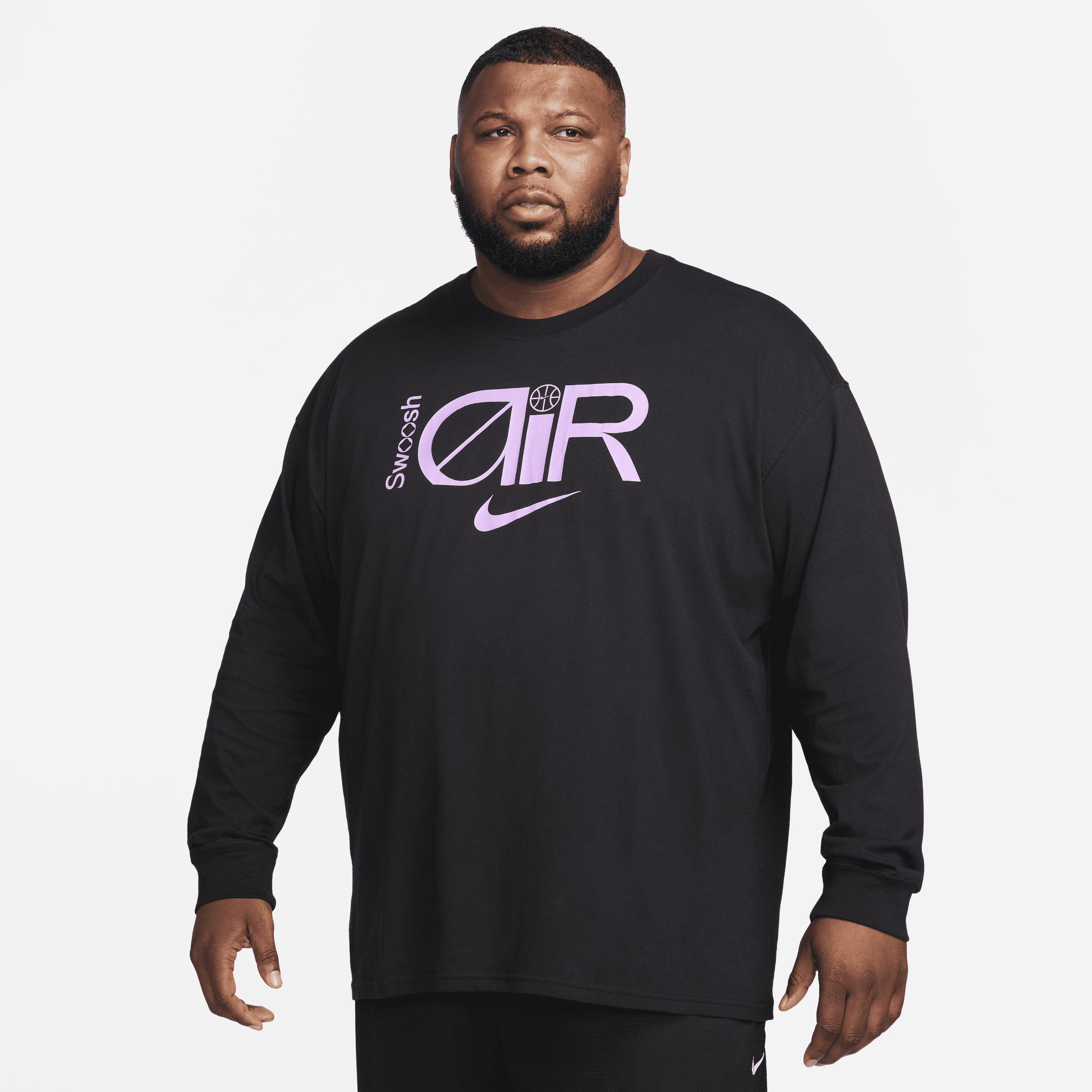 Nike Men's Max90 Long-Sleeve Basketball T-Shirt Product Image