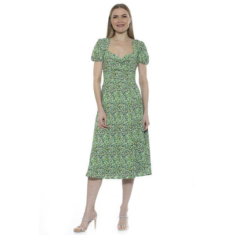 Womens ALEXIA ADMOR Gracie Fit & Flare Dress Product Image