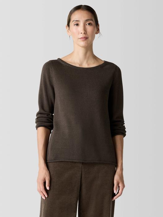 Peruvian Cotton Blend Bateau Neck Top product image