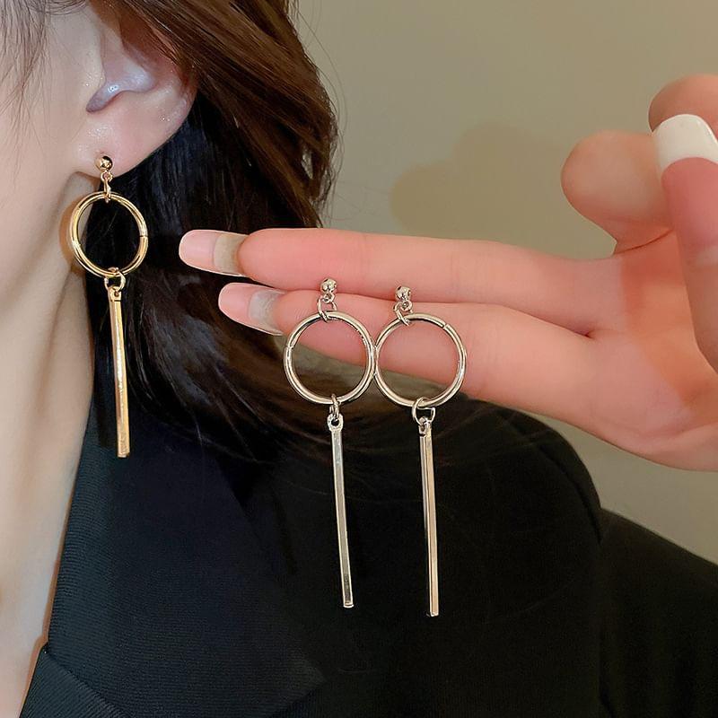 Hoop Bar Drop Earring Product Image