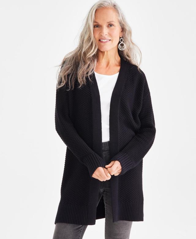 Style & Co Womens Open-Front Long-Sleeve Cardigan, Created for Macys Product Image