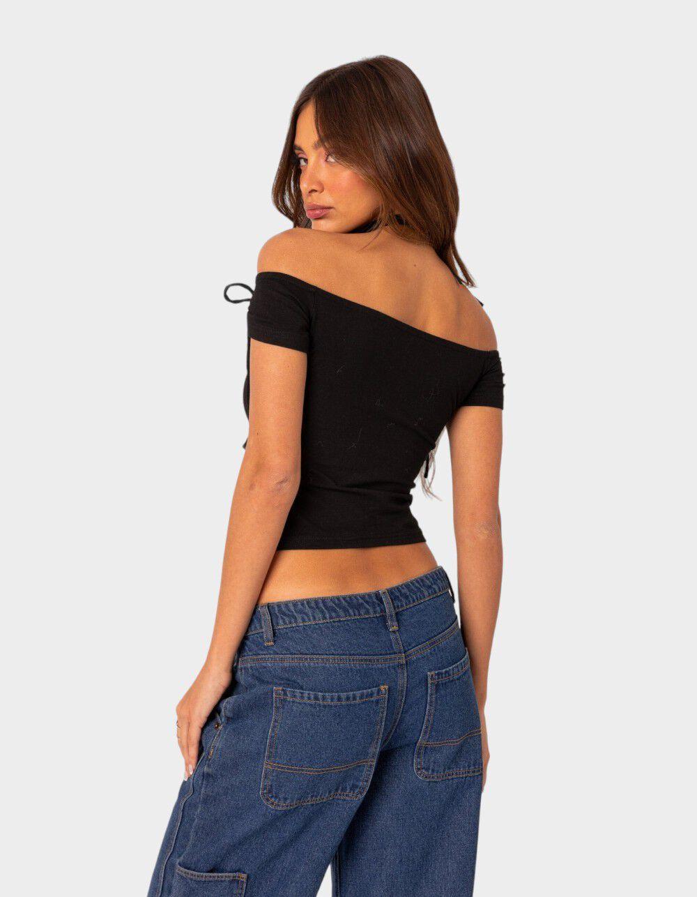 EDIKTED Jess Off Shoulder Top Product Image