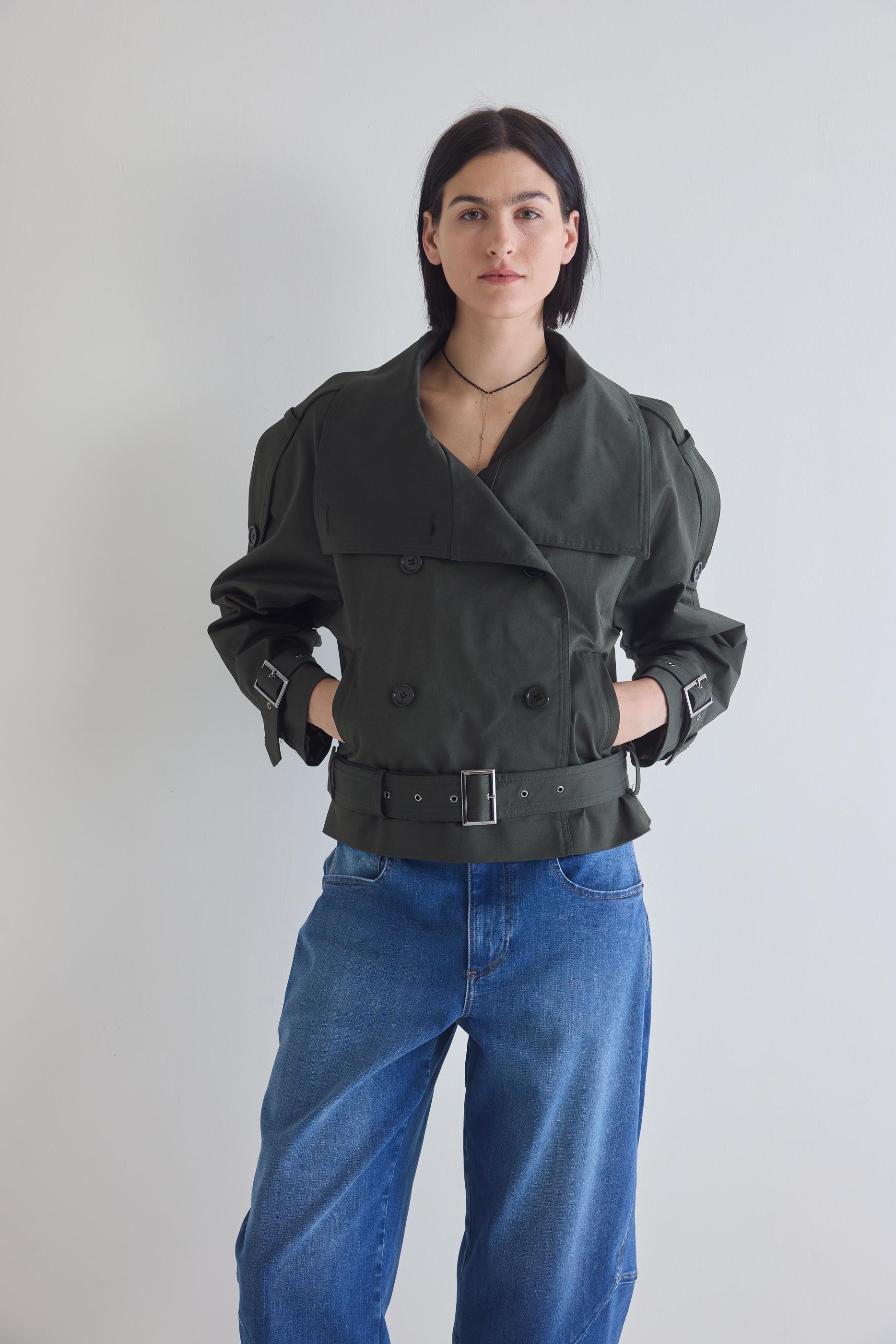 The Cropped Trench Coat Product Image