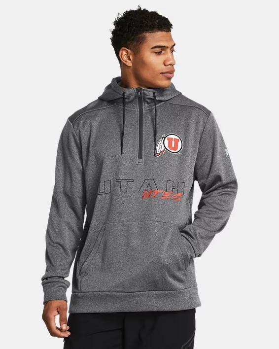 Mens Armour Fleece Collegiate  Zip Hoodie Product Image