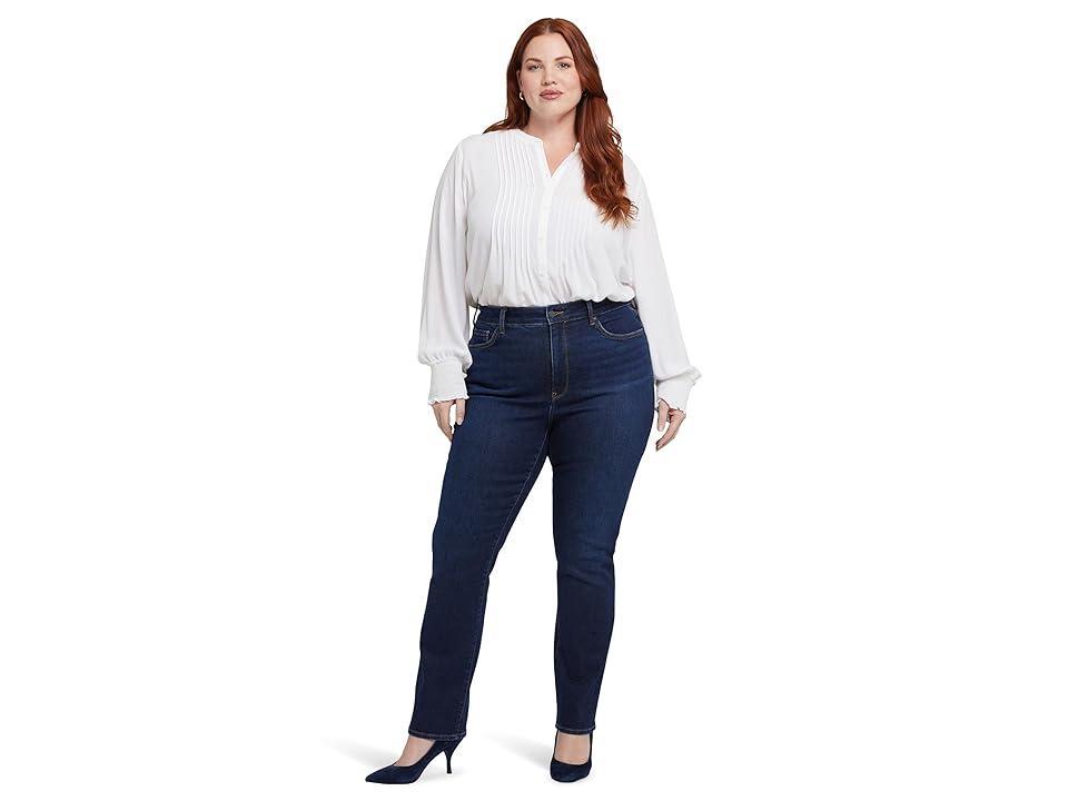 NYDJ Plus Size High Rise Marilyn Straight in Riverbridge (Riverbridge) Women's Jeans Product Image