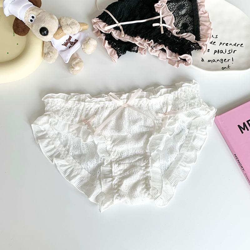 Frill Trim Lace Panty Product Image