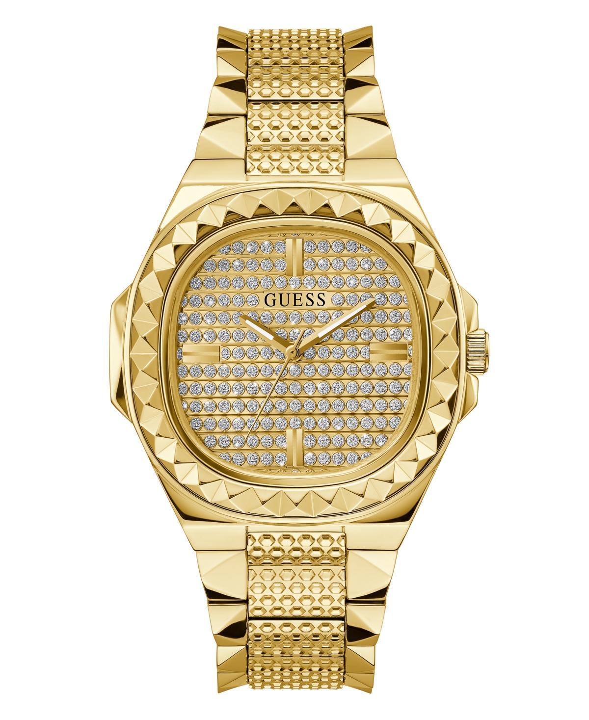 Guess Mens Analog Gold-Tone Stainless Steel Watch 42mm Product Image