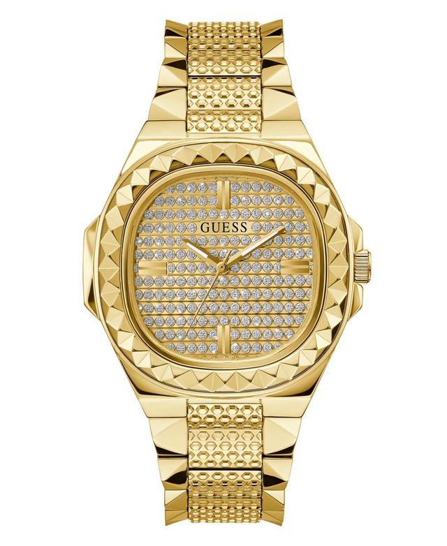 Guess Mens Analog Gold-Tone Stainless Steel Watch 42mm Product Image