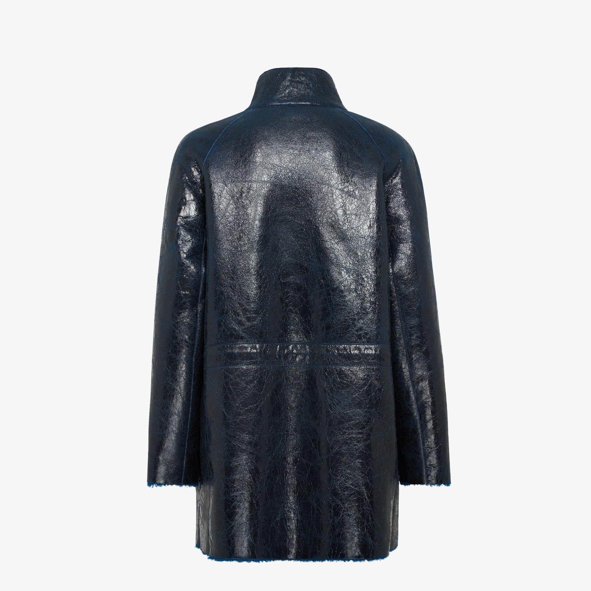 BlousonDark blue sheepskin jacket Product Image