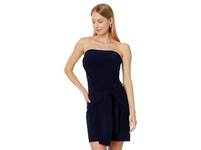 Norma Kamali Strapless All In One Mini Dress (True ) Women's Dress Product Image