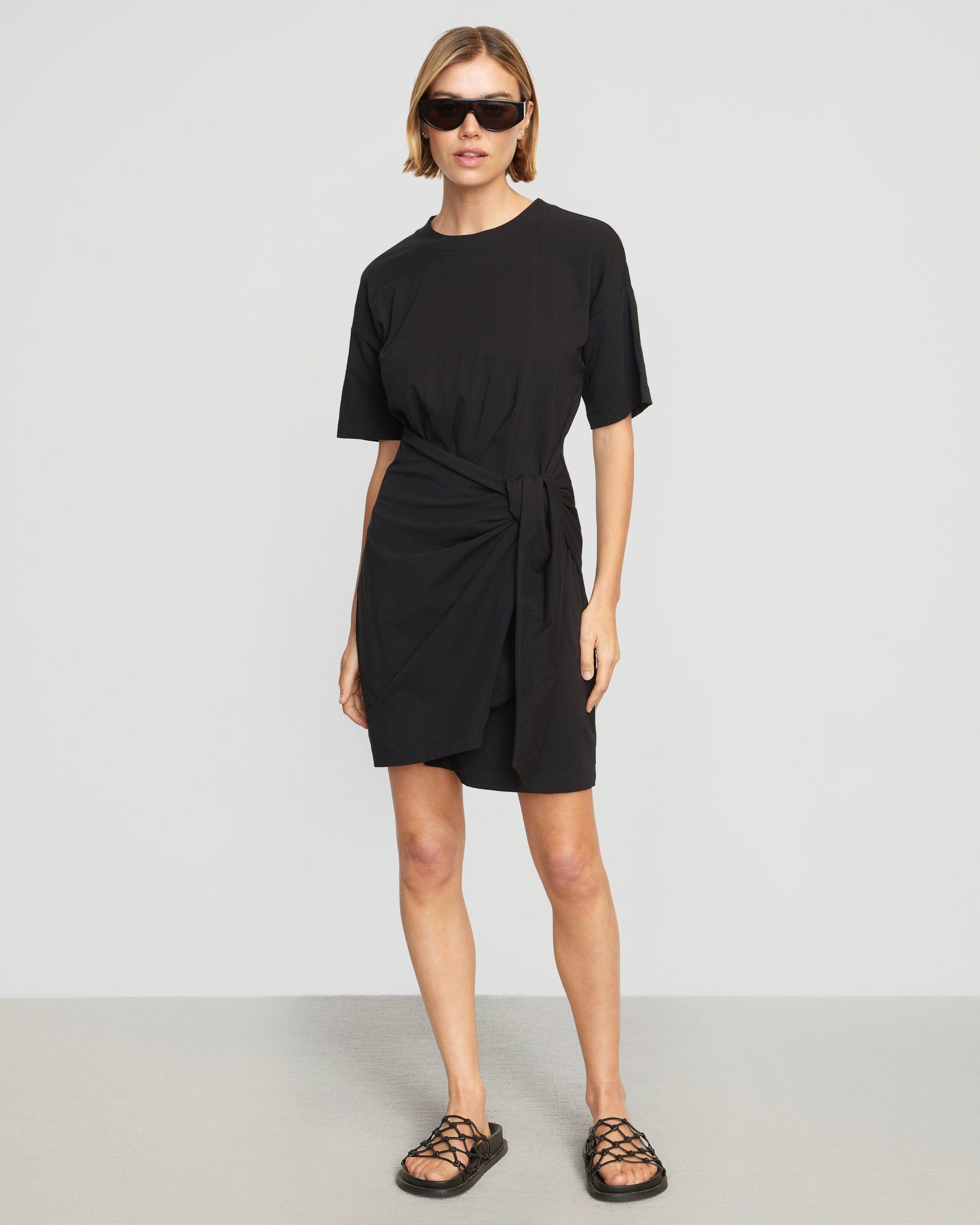 Fallon Organic Cotton T-Shirt Wrap Dress Product Image