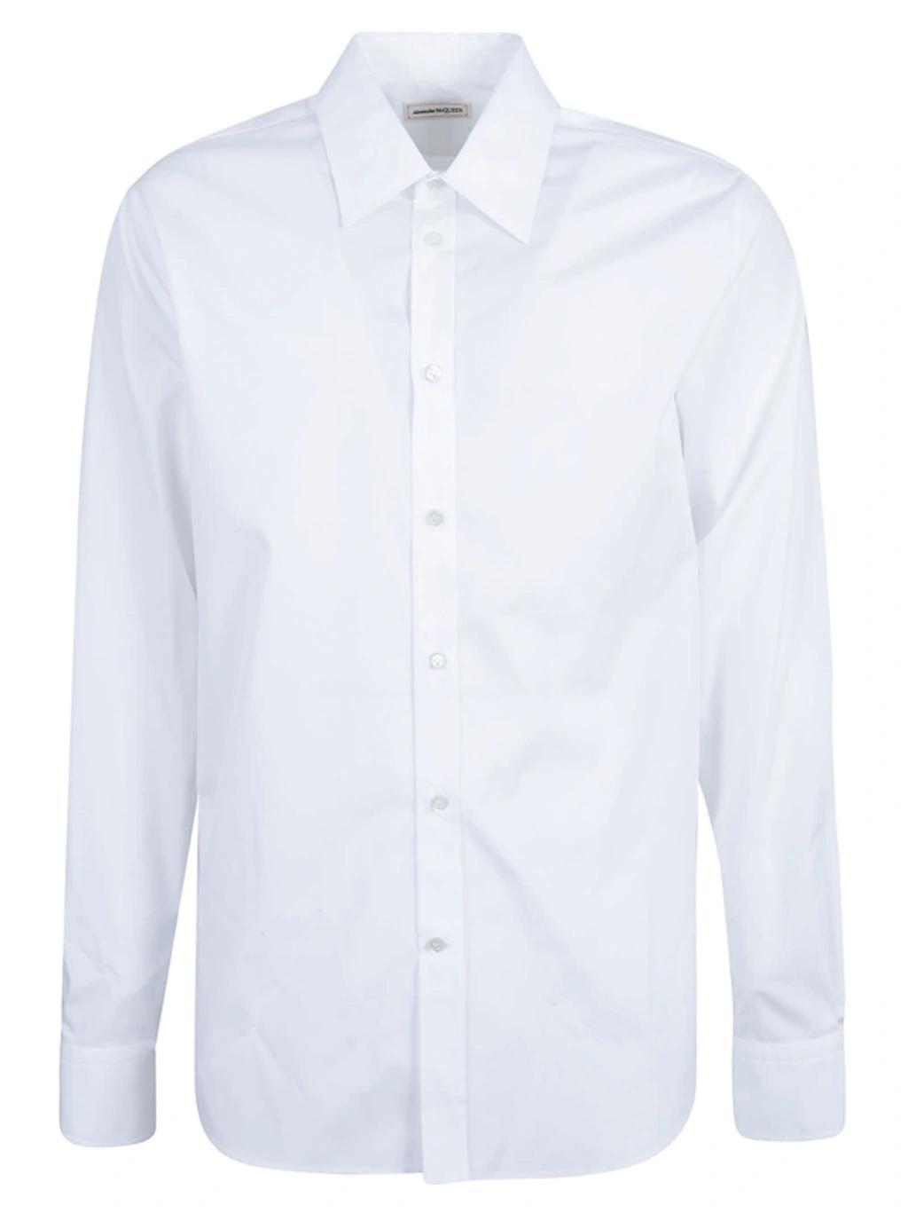 Long-sleeved Shirt In White Product Image