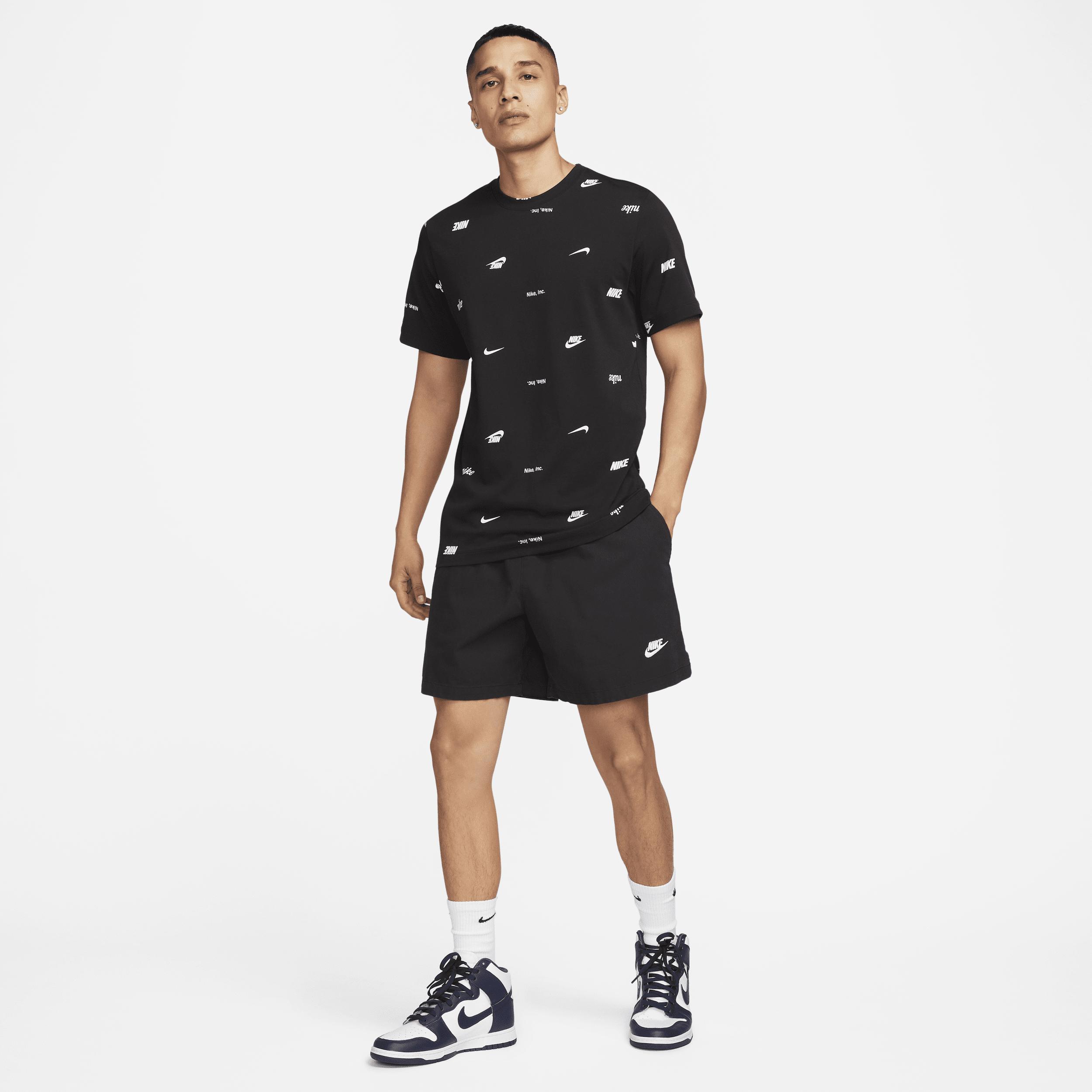 Nike Mens Nike NSW Club+ All Out Print T-Shirt - Mens Product Image