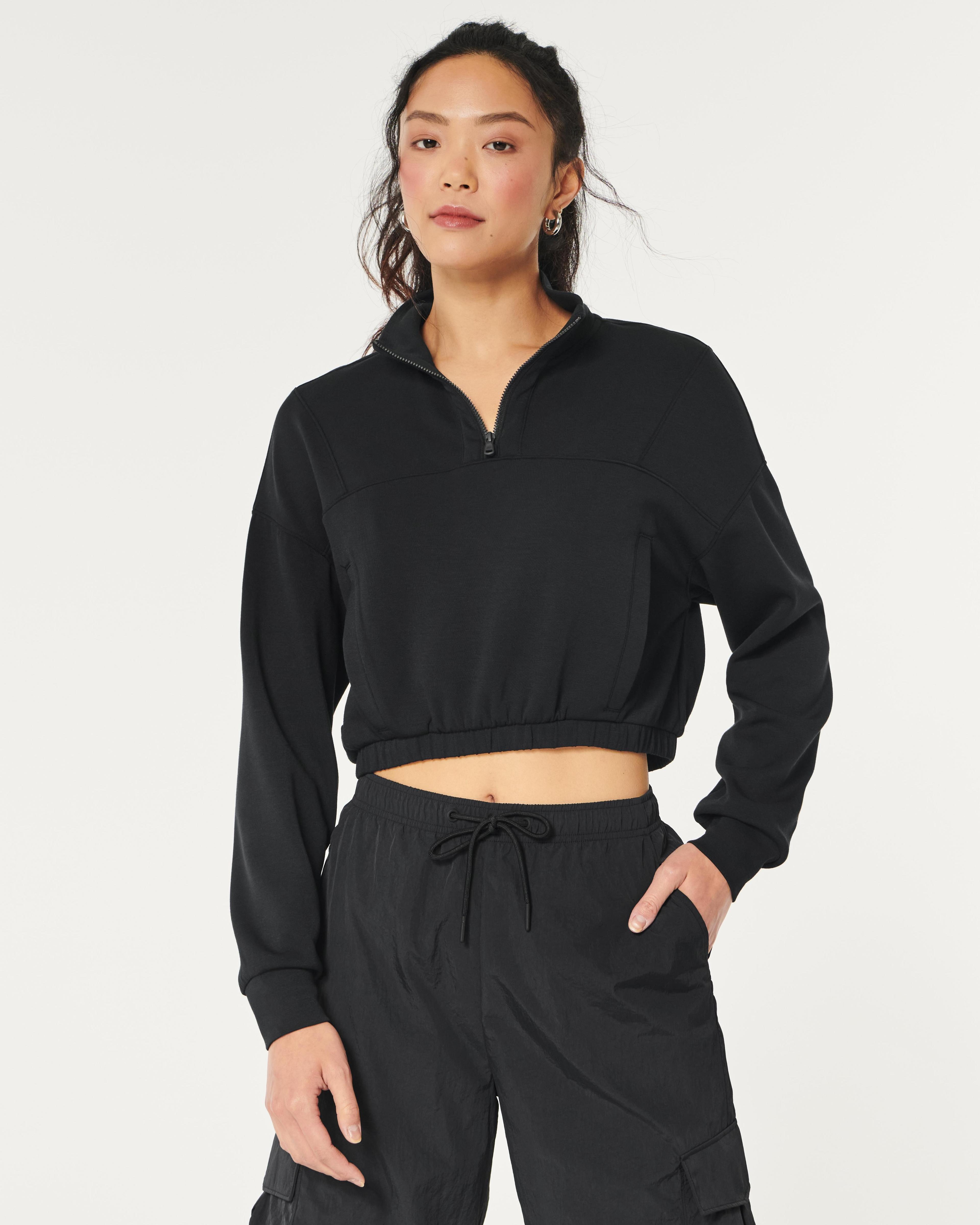 Gilly Hicks Active Cooldown Quarter-Zip Top Product Image