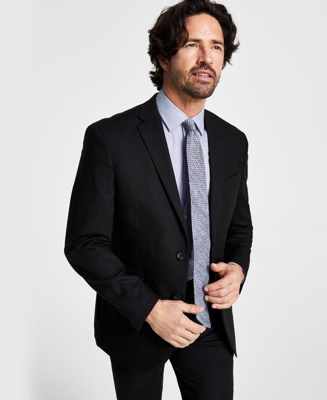 Kenneth Cole Reaction Mens Techni-Cole Suit Separate Slim-Fit Suit Jacket Product Image