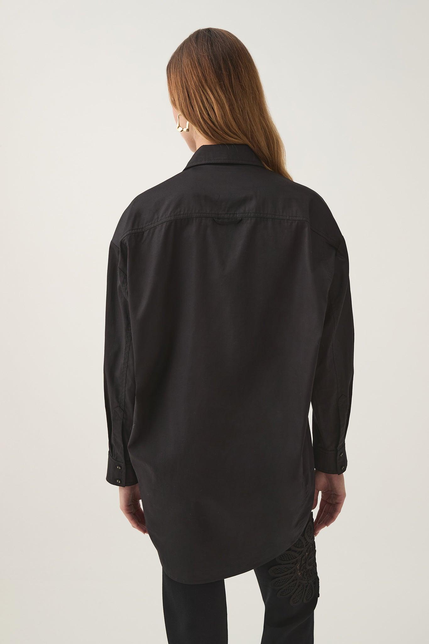 Jacqueline Oversized Logo Shirt Product Image