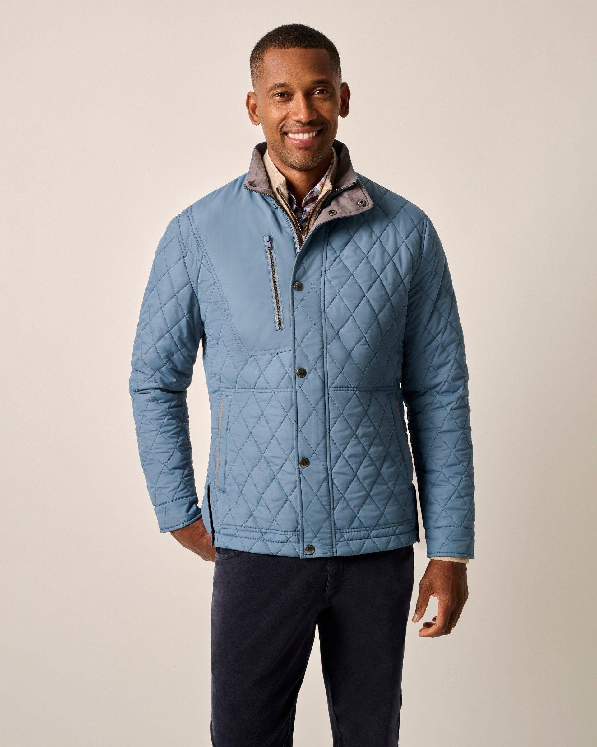 Juno Quilted Snap Jacket Male Product Image