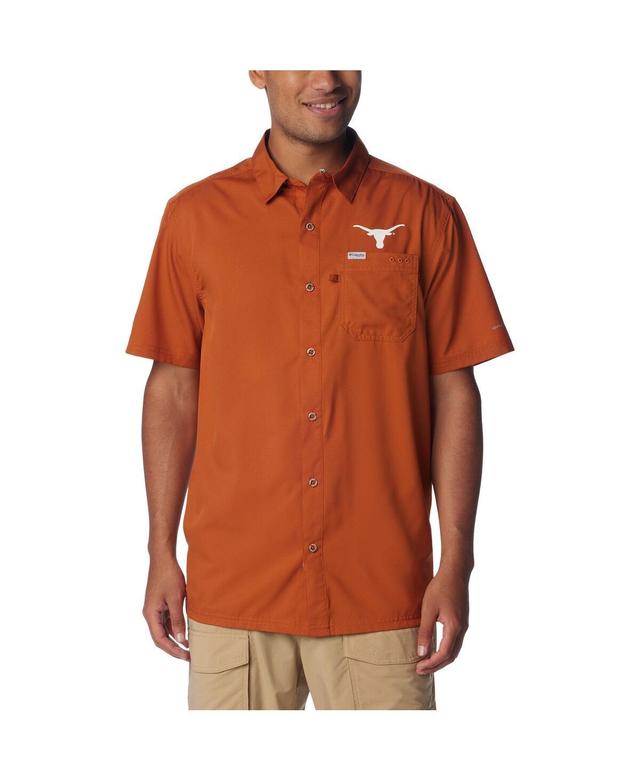 Columbia Men's Collegiate PFG Slack Tide Camp Shirt - Texas- Product Image