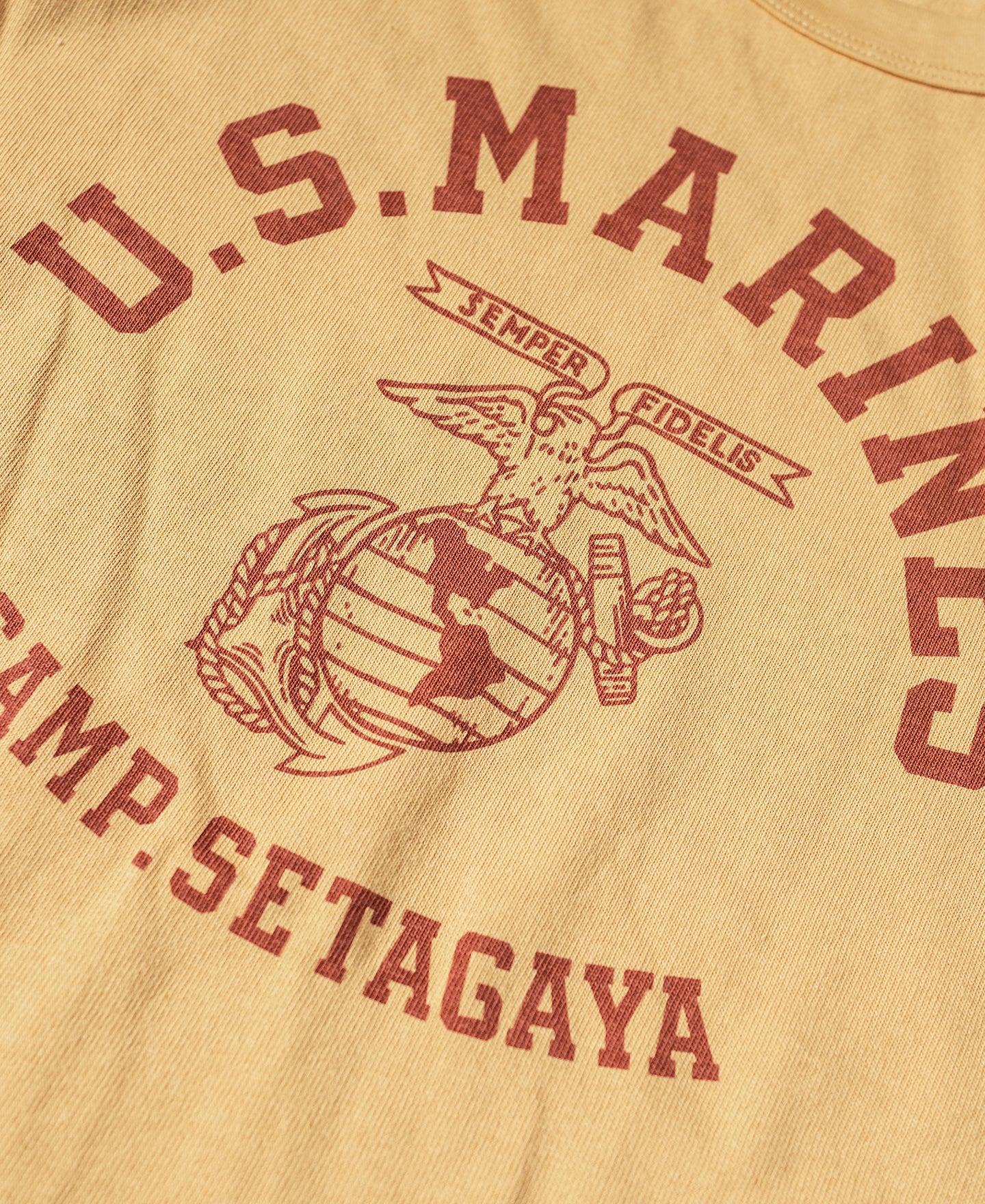 1970s US Marine T-Shirt - Yellow Product Image