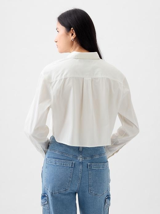 Organic Cotton Cropped Shirt Product Image