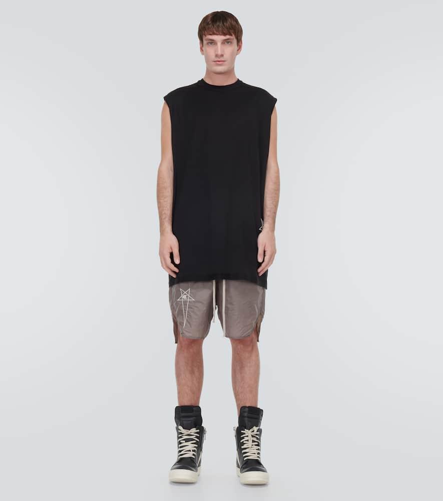 RICK OWENS Black Champion Edition Tarp T-shirt Product Image