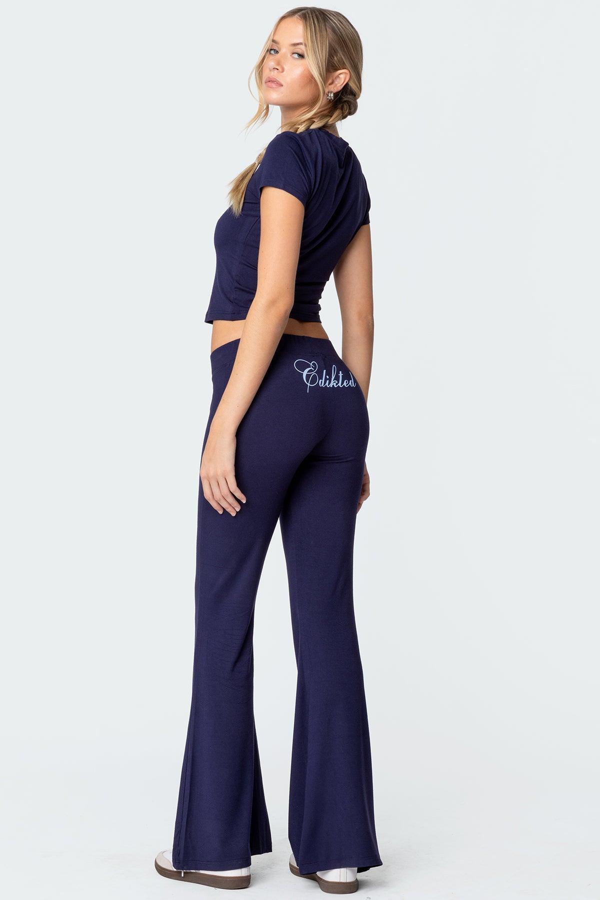 So Edikted Flared Pants Product Image