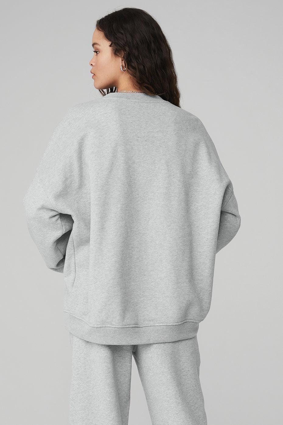 Renown Heavy Weight Crew Neck Pullover - Athletic Heather Grey Female Product Image